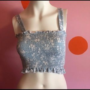 Floral crop top